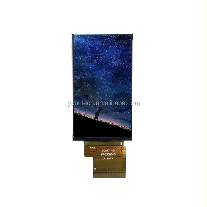 YouriTech 3.0 inch IPS lcd module panel 360*640 OEM lcd RGB SPI interface ET030NH03-K 340 NITS