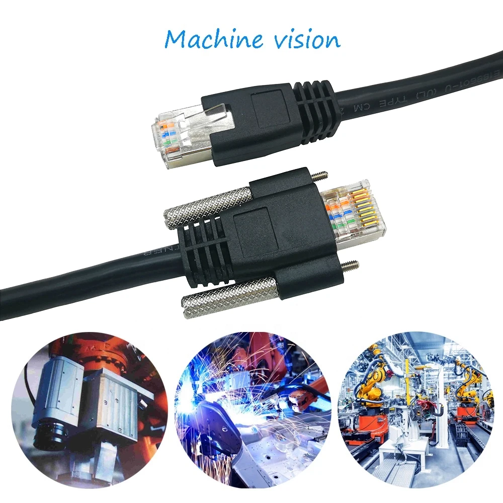 Machine Vision Camera Power Cable Drag Chain Cat6 Gige Cable