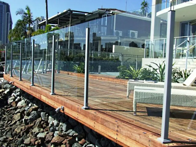 Tempered Glass Frameless Stainless Standard Size Glass Fence for Pool Balcony China Manufacturer