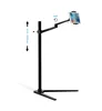 Muli-function Adjustable height three-legged lifting table Aluminum Long Arm Clamp Base Tablet Phone Holder UP 8A