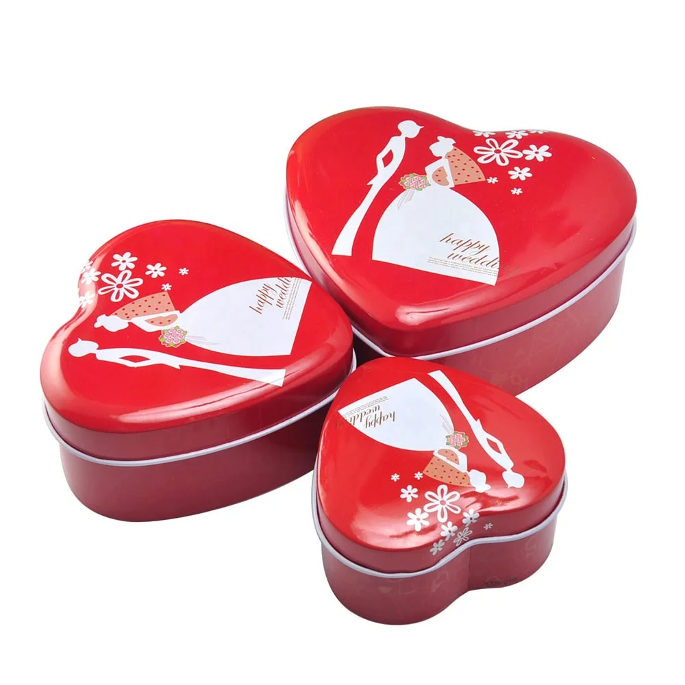 heart shape tin box (1)