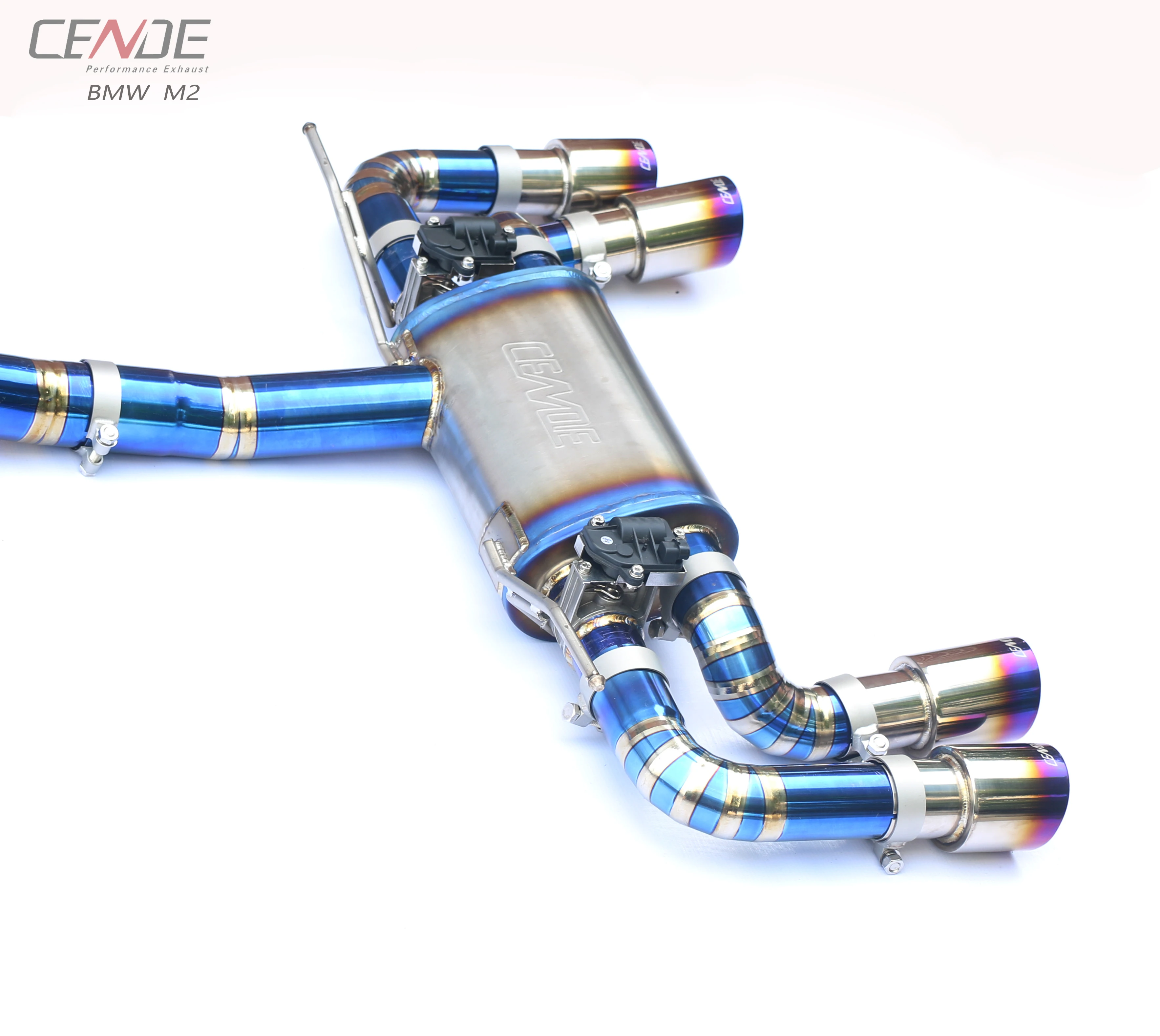 Cende Stainless Steel Electric Valve Pipe Cutout Exhaust Cut Out For