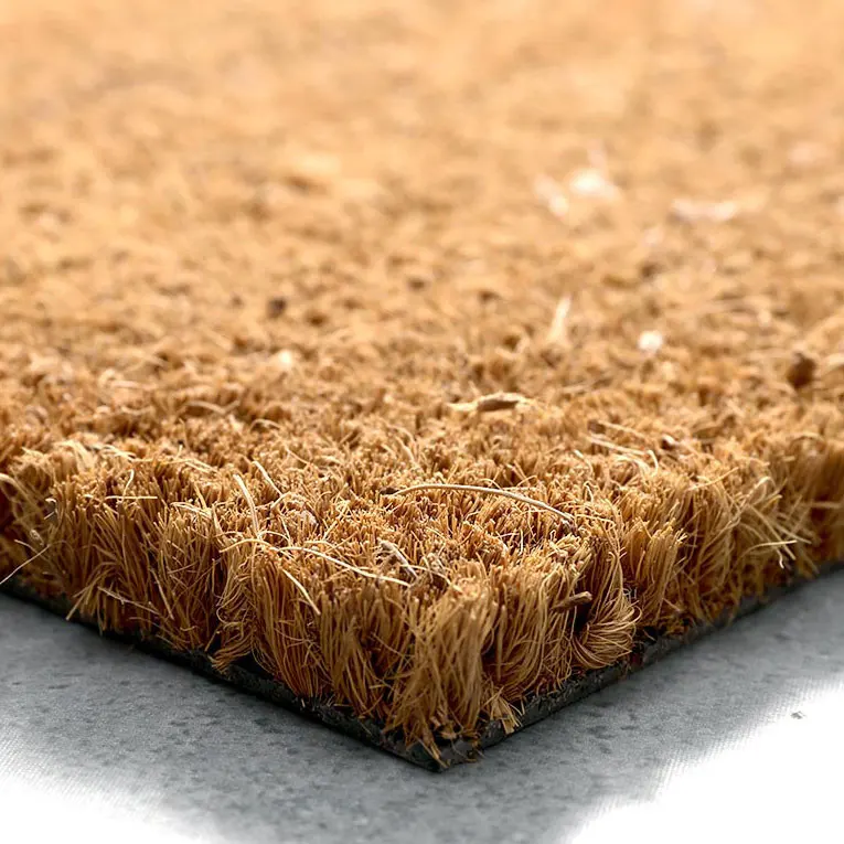 户外入口厚实未印刷的未上漆的diy棕色棕褐色空白普通pvc椰丝纤维椰子