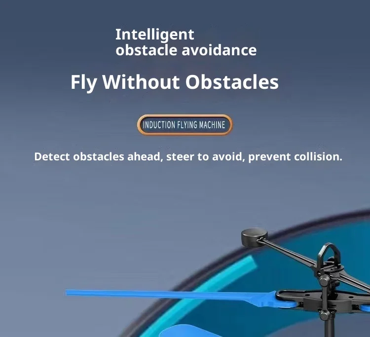 Inductive Drone With Gesture Control And Led Light Rc Quadcopter_voghion.com