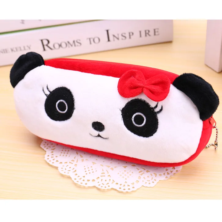 product-GF bags-Plush Animal Pencil case Cartoon panda bear fruit pen bag box for kids gift Cosmetic-1