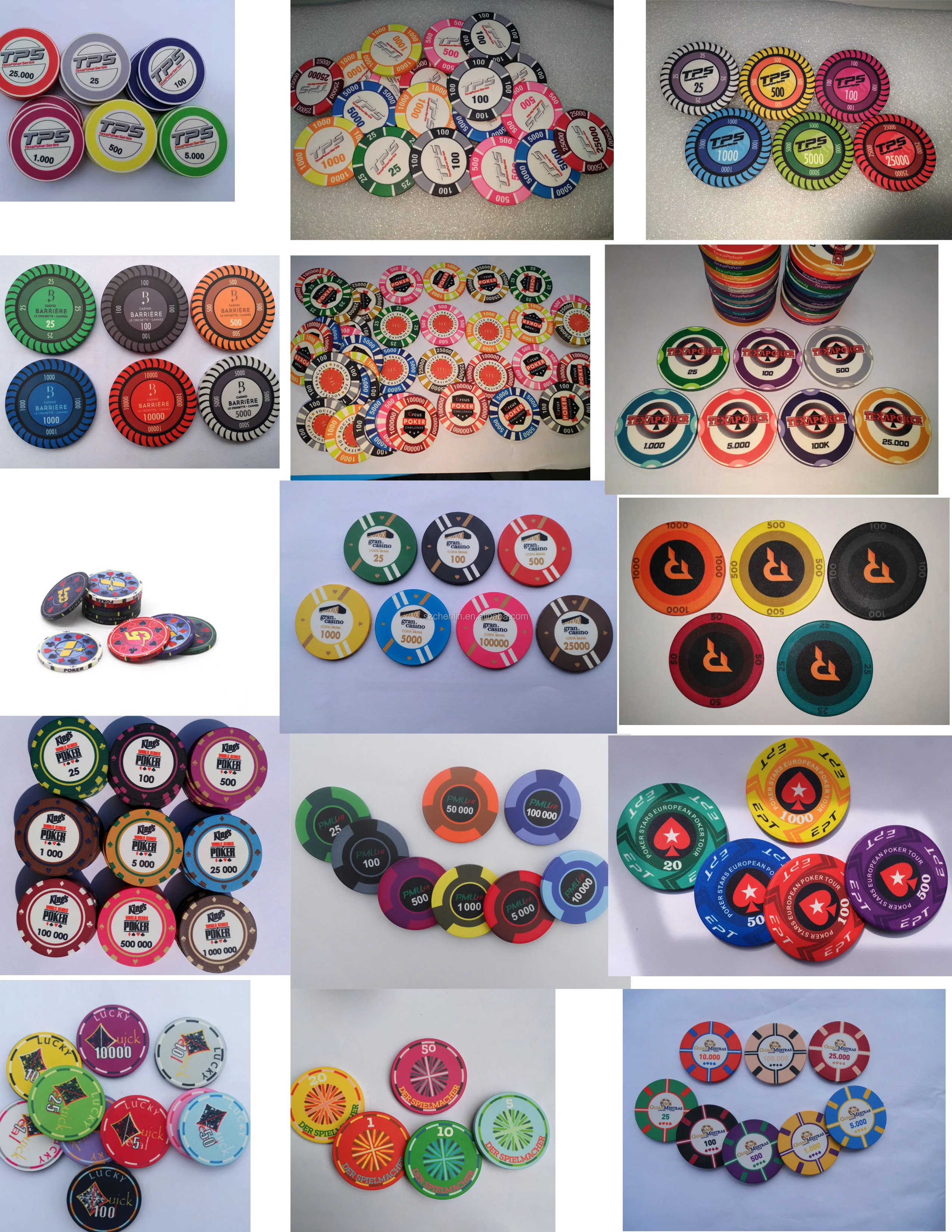 Custom Big Size 43mm Sublimation Blanks Ceramic Poker Chips Buy 43mm
