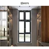 Four Color Finishes Cheap Storm Impact Aluminium Insulated Glass Interior Windows