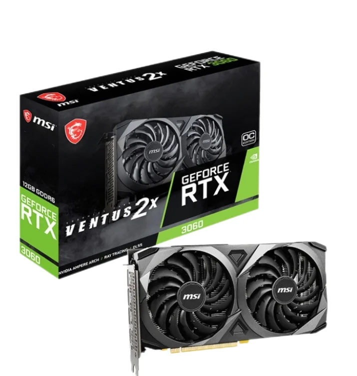 Intel Arc B580 graphics card front view showing dual-fan cooler and PCIe bracket