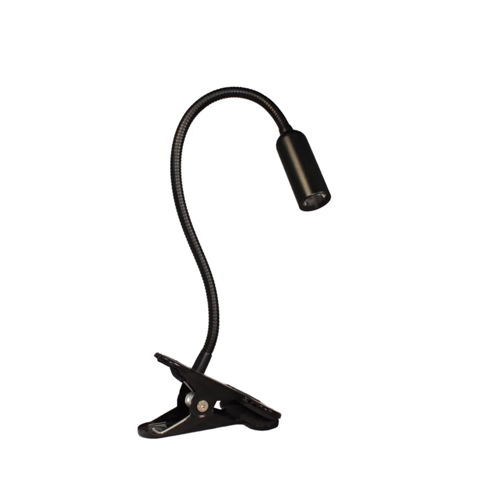 Cheap Modern Portable Flexible Neck Desk Lamp USB Study LED Desk Lamp Stable Bedside Reading Light with Clip