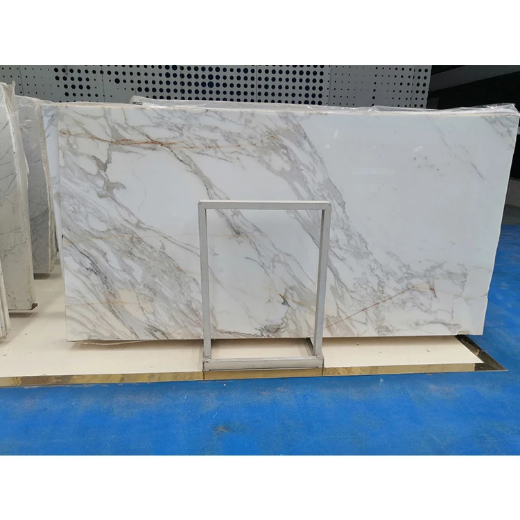 Calacatta Gold Marble Stone Nature Stone Slabs for Kitchen Countertop, Vanity, Floor, Wall supplier