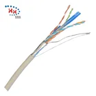 認定 utp cat5e ftp cat6 sftp cat6A 固体 23AWG POE LAN ケーブル