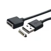 Branded best magnetic charger 4 pogo gold plated pin magnetic hookup cable connector