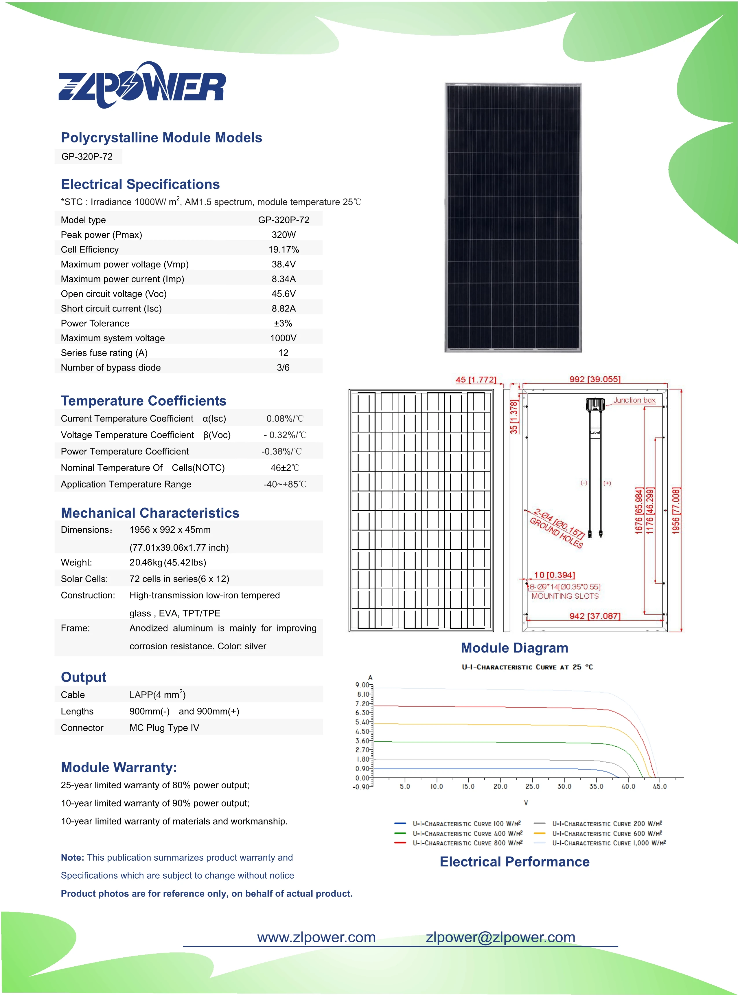 320w 38v Polycrystalline Solar Panel For Solar System - Buy ...