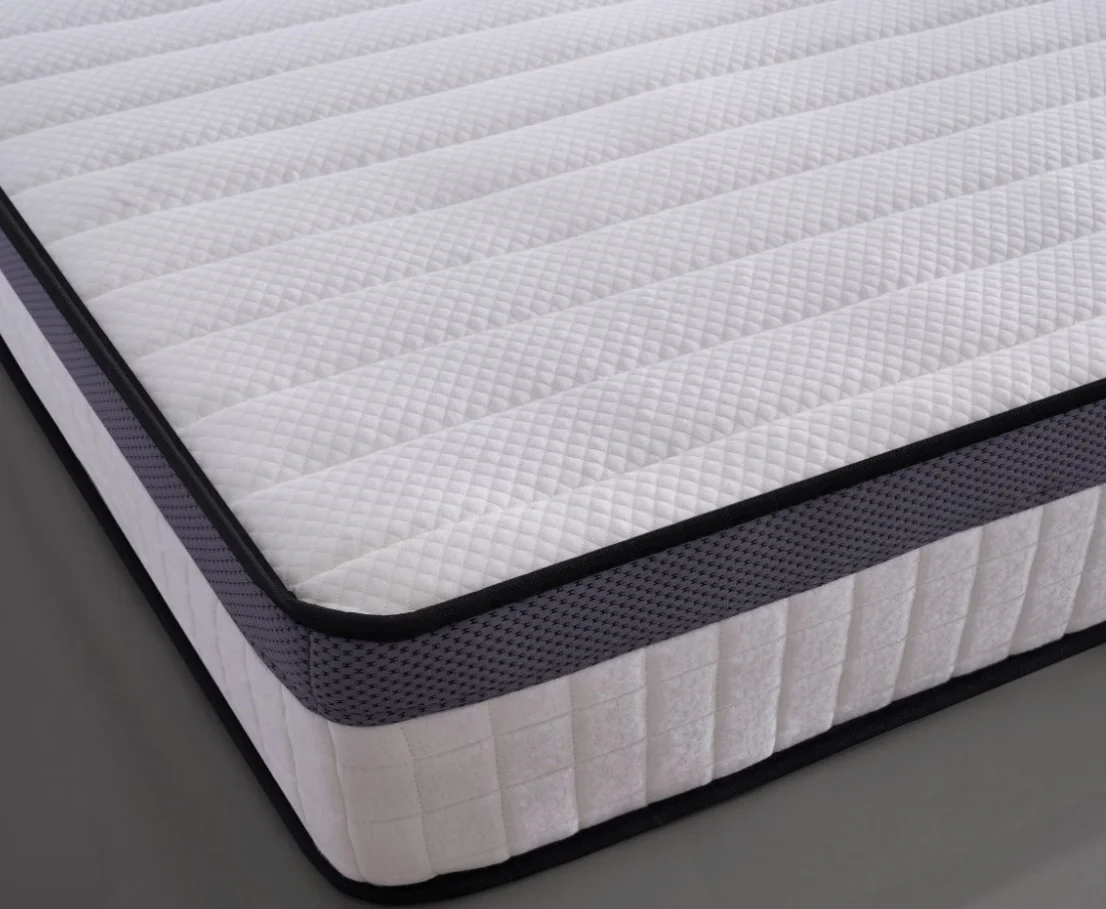 UK flame retardant  double size pocket spring with cooling infuse gel memory foam