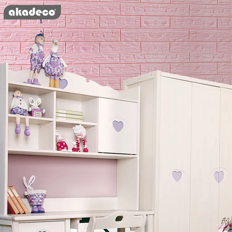 Latest designs foam classic 3D XPE foam wall sticker self adhesive film contact paper for children room