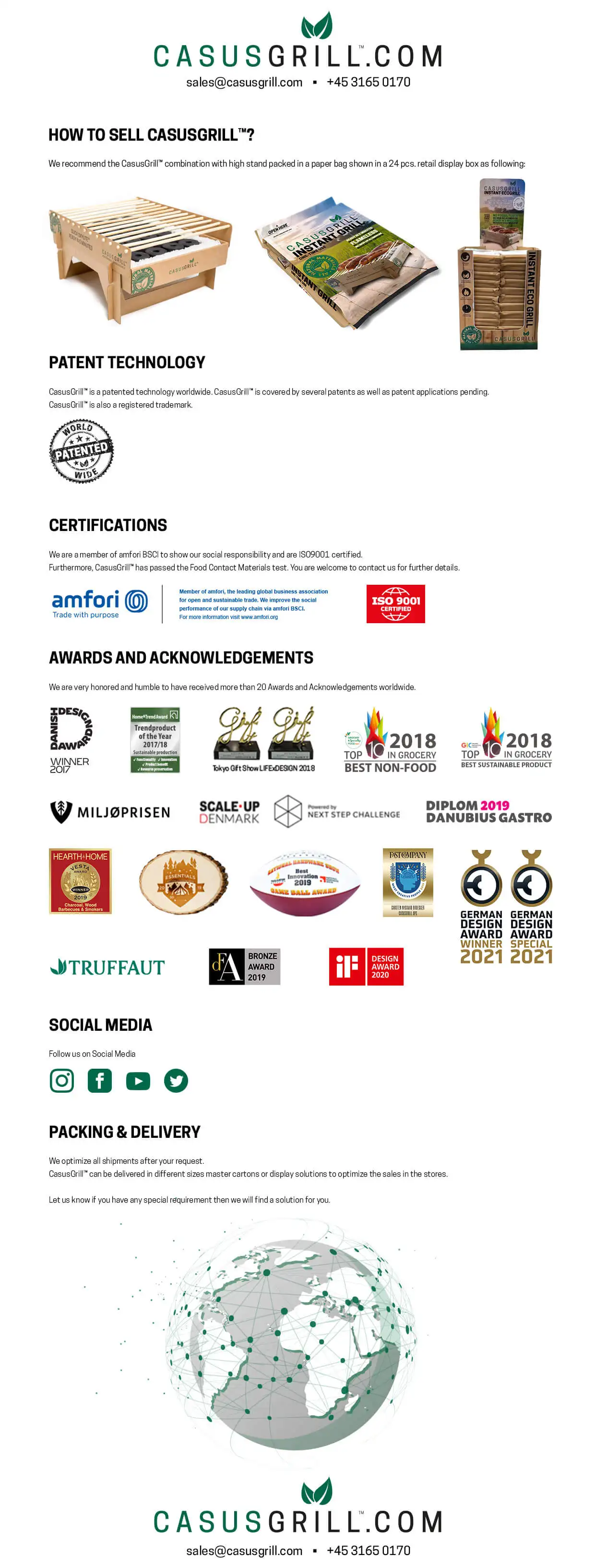 Parrilla Desechable The Original Casusgrill Environmental Bbq Grill