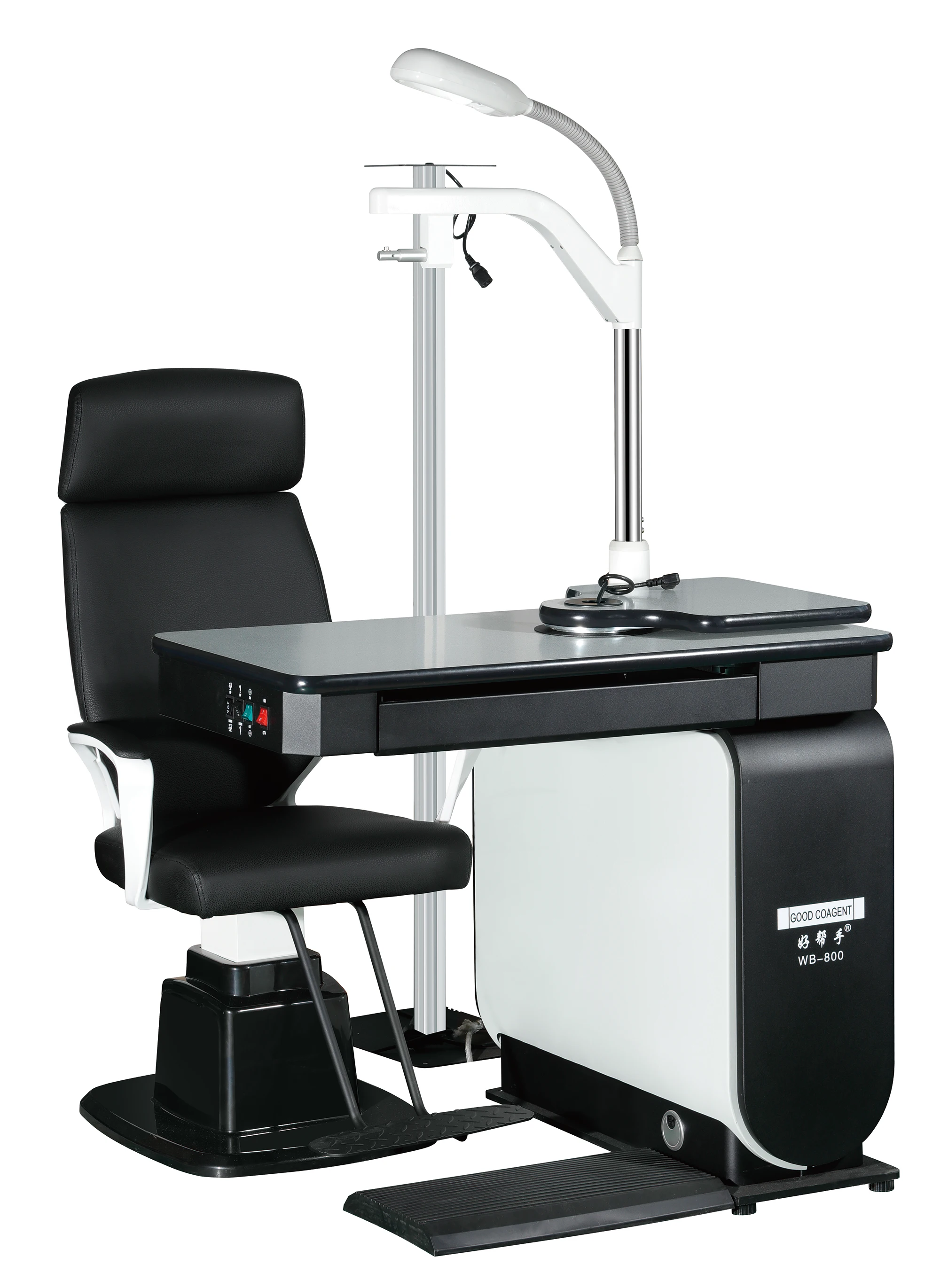 Rightway Brand China Supplier Thicken The Projection Swing Arm Ophthalmic Chair Unit