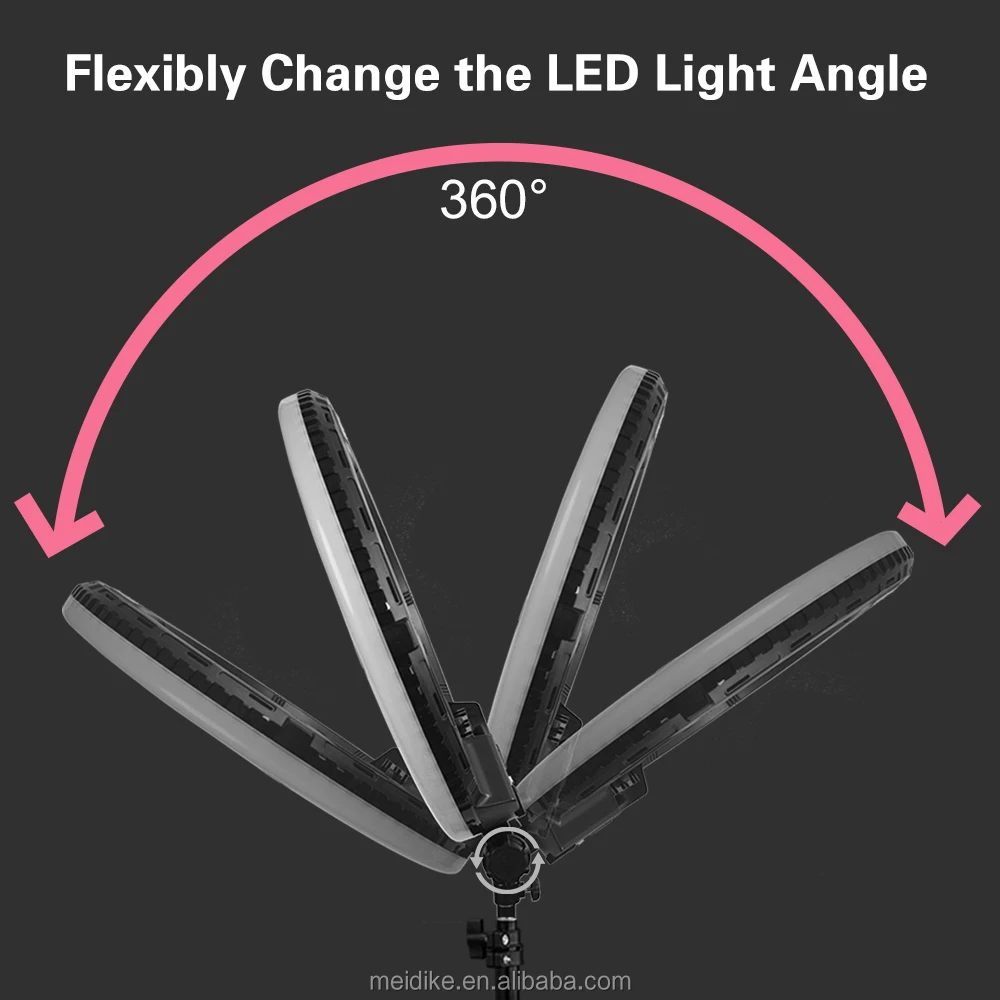 18inch makeup led ring light with tripod stand 2m for tik tok video