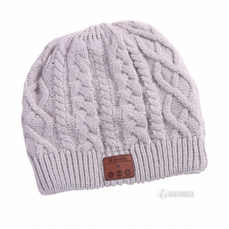 Good Headphone Beanie Hat Running Universal Headset Beanie Music Hat with Mic