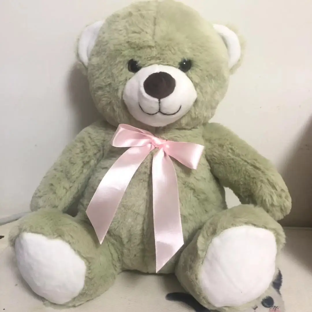 light green teddy bear