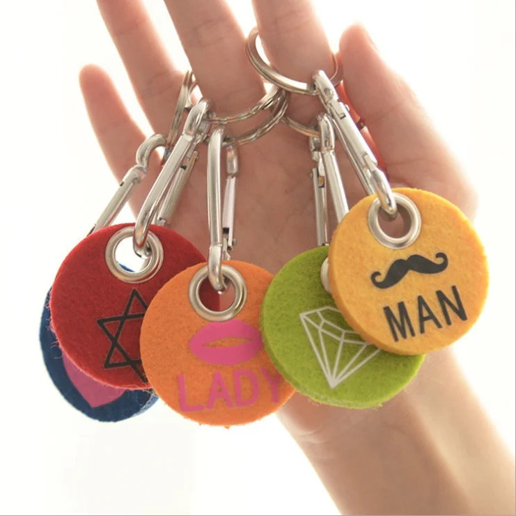 amazon hot selling key chain felt