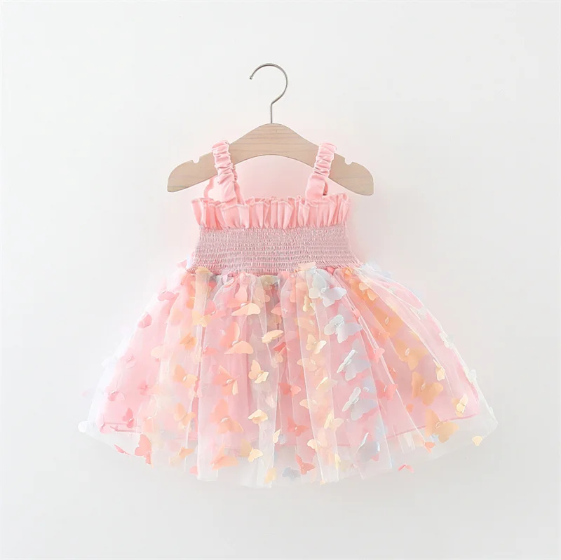 Toddler Baby Girl Tulle Butterfly Wing Princess Sleeveless Birthday ...