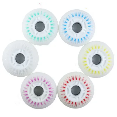 
PU Wear-resistant Roller Skates Inline Luminous Lighting Wheel 80mm flashing wheels In Stock 