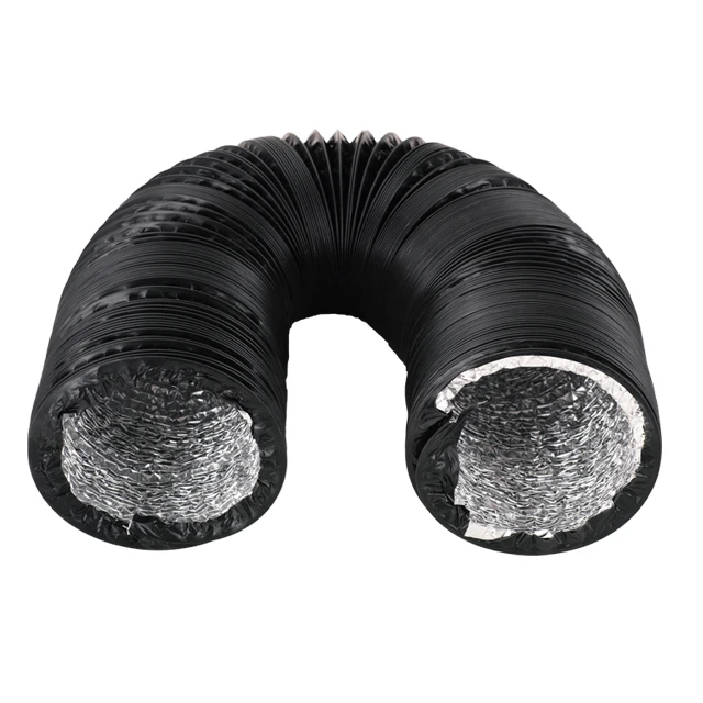 
black PVC Aluminum Portable Air Conditioner Hose Duct Pipe Tube 