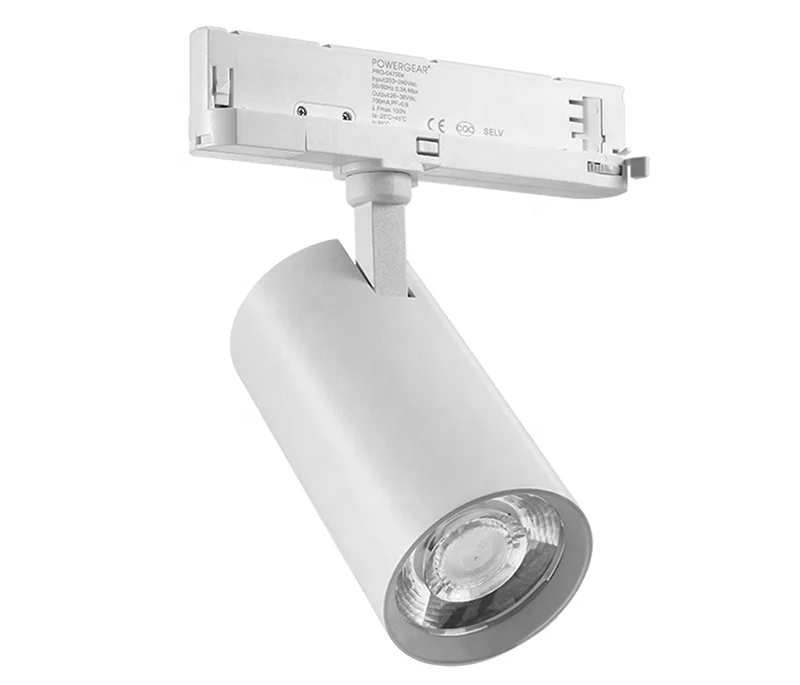 High brightness Promotion 30W LED track light with Lens for commercial lighting