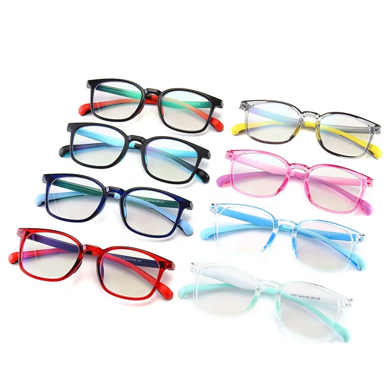 

new model Children custom Blue Light blocking Kids Optical Glasses eyewear Frames, 8 colors