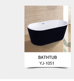 YJ1005 Five stars hotel standard New egg oval shaped acrylic solid surface bathroom bathtub