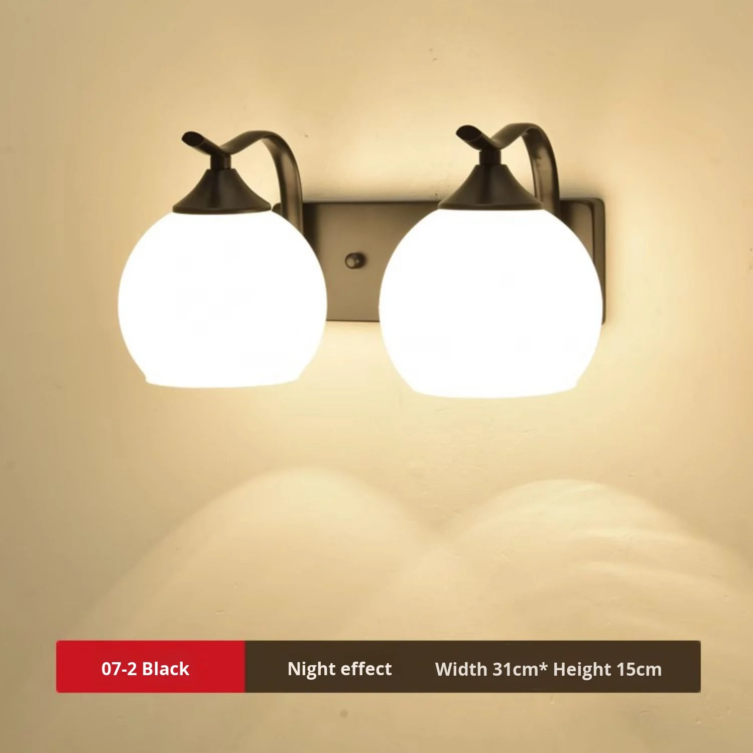 product nordic modern minimalist led wall lamp for living room tv background bedroom bedside simple creative staircase balcony iron e26-8