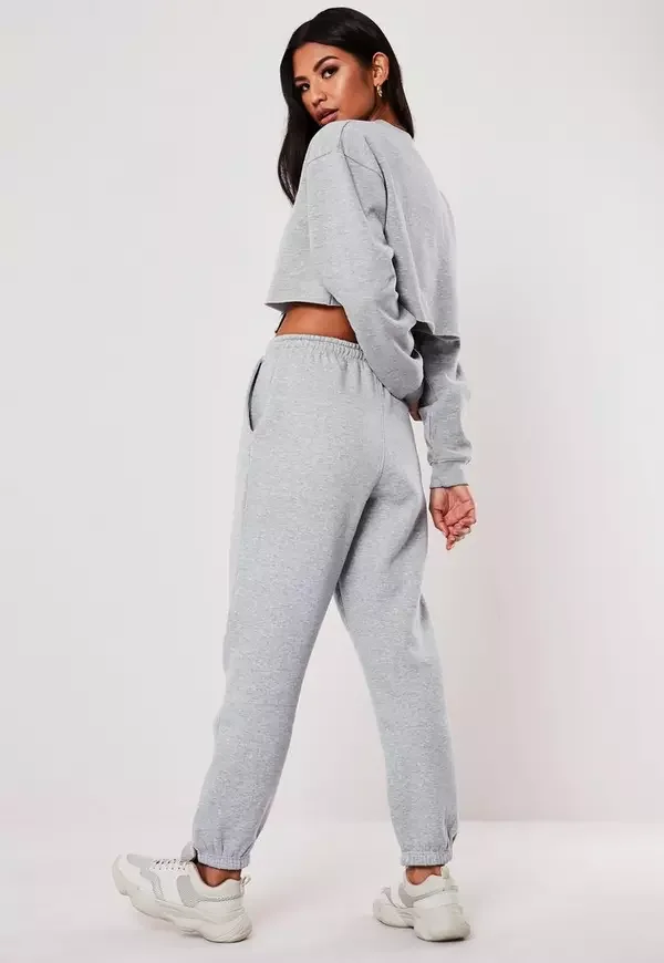 grey marl tracksuit womens