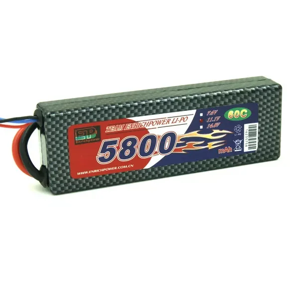 Enrich Power Rc Lipolymer Battery Pack 2s 7.4v 3s 11.1v 4s 14.8v