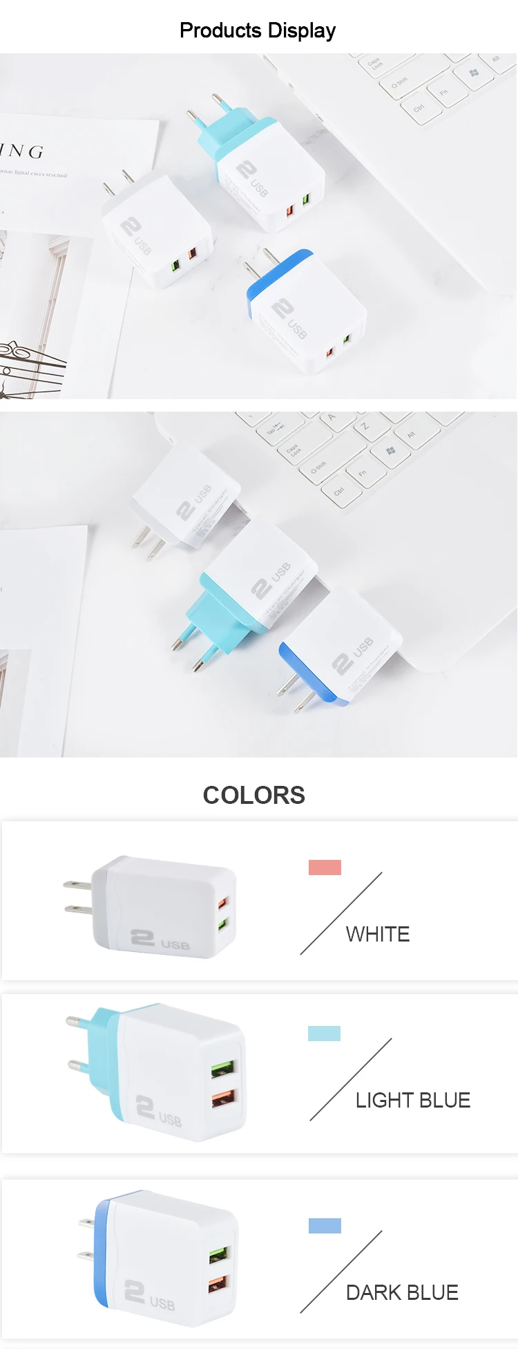 Hot Selling Mobile Charger Wall Charger Mobile Phone Adapters Cell Phone Charger