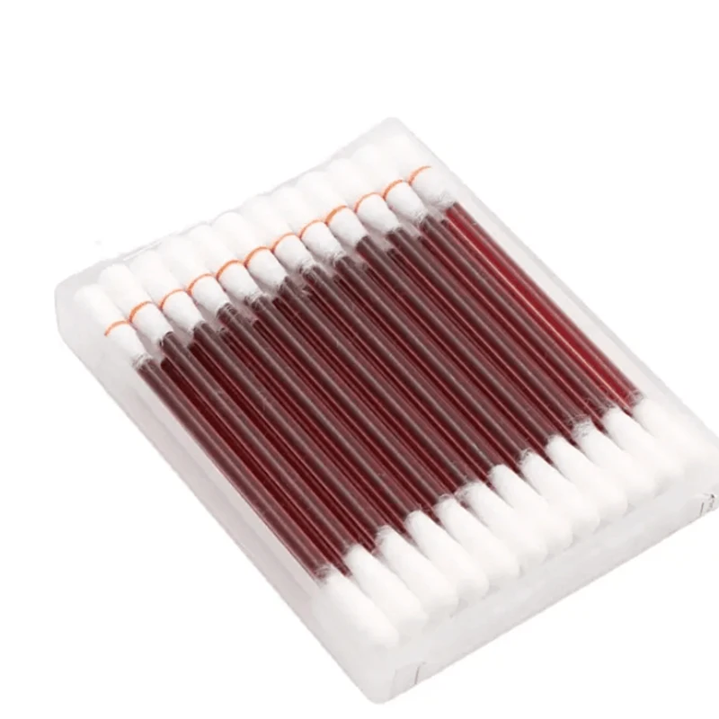 product medical disposable povidone iodine filled cotton swabs convenient sterilization sterile povidone iodine swabs small damage-97