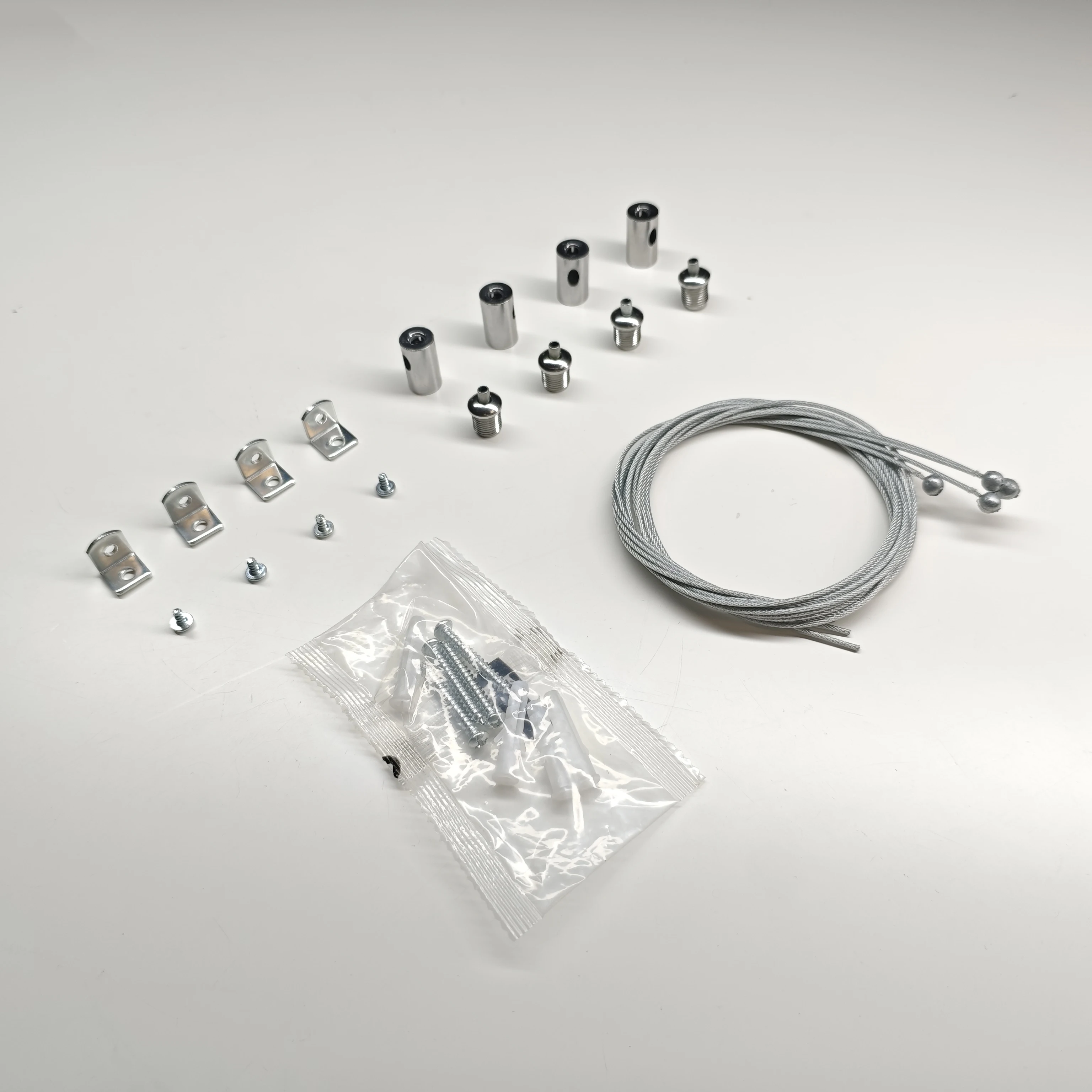 Led Ceiling Wire 1M 2M 3M Steel Wires Suspension Kit for LED Ceiling Lights