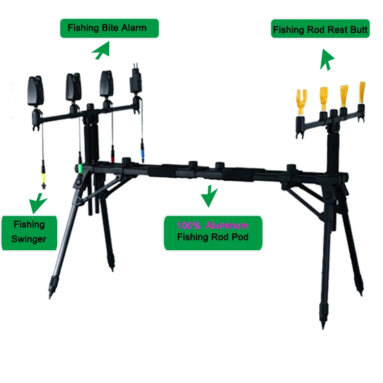 Adjustable Retractable Carp Fishing Rod Pod Stand Holder Buy Carp