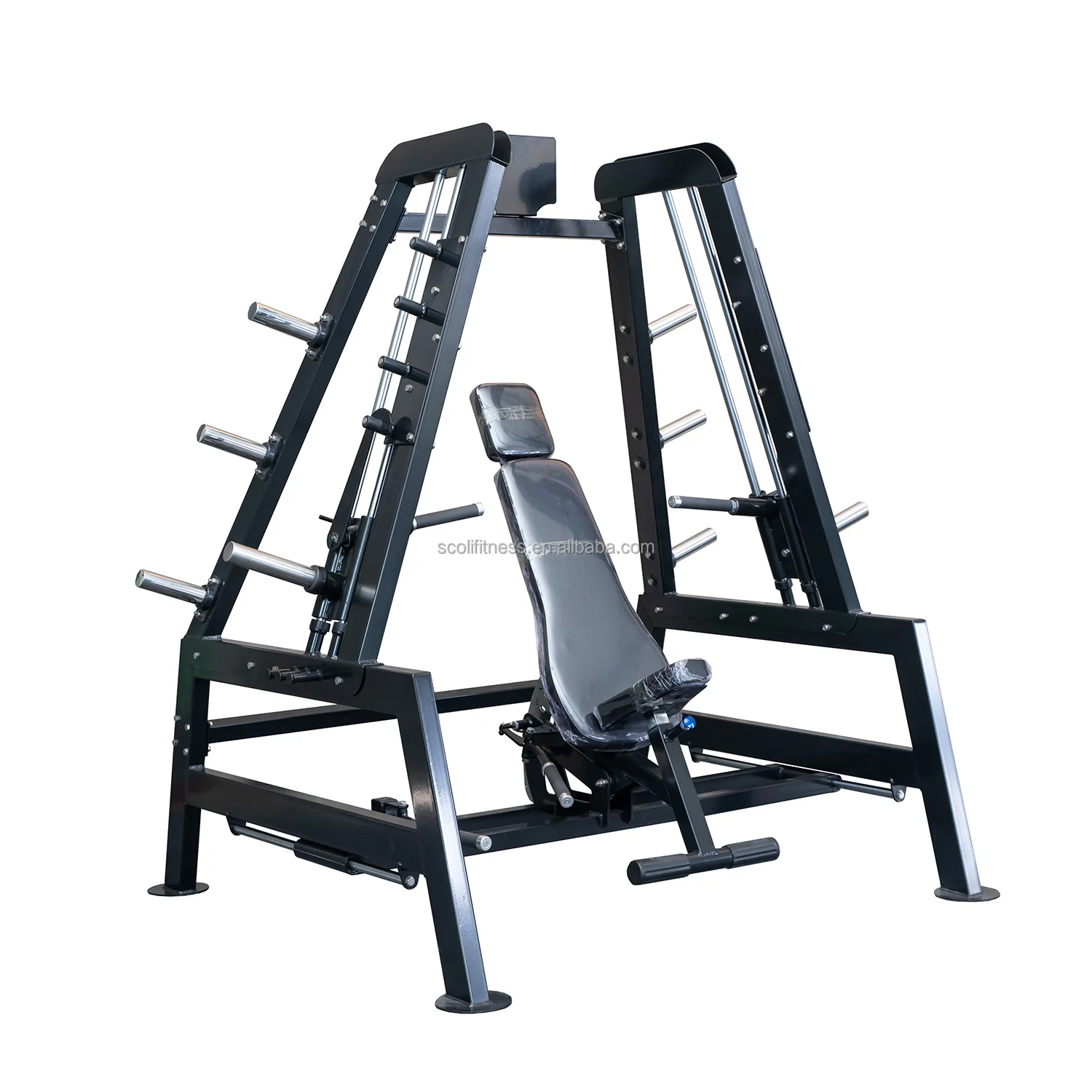 Commercial Gym Equipment / Indoor Sports Exercise Machine / Incline Chest Press With Shoulder