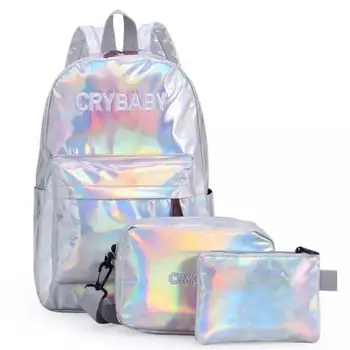 holographic school backpack