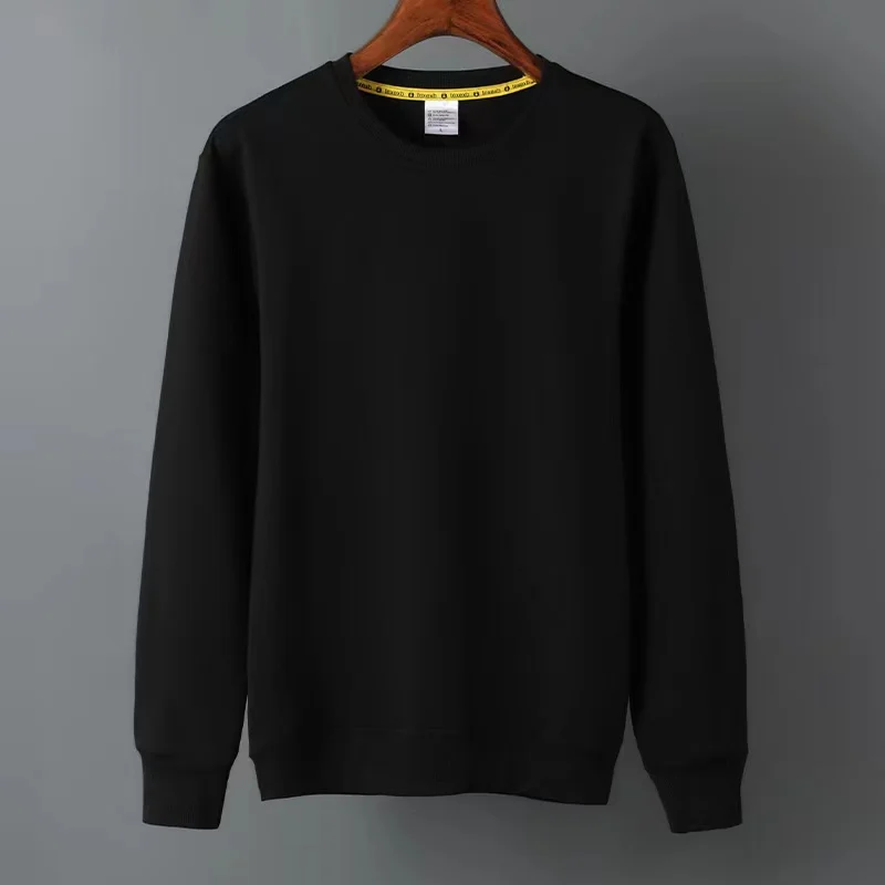 Wholesale Unisex Fleece Crew Neck Sweatshirts Long Sleeve Mens Pullover Jersey Men Sweatshirt
