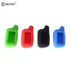 KEYYOU 4 Buttons Silicone Car Key Case Cover 2-Way Car Alarm System LCD For Tomahawk X5 Remote Control Keychain Cover Shell