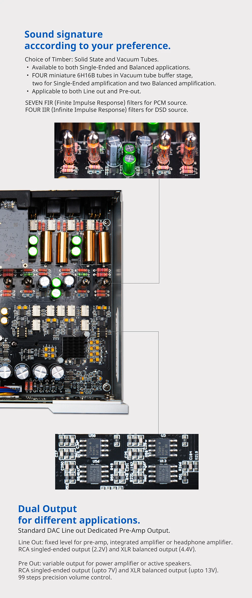 1set/3pcs Cayin Idap-6 Audio Player+idac-6mkii Mk2 Vacuum Tube Dac 
