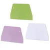 Factory supply good quality baking tool flour bowel powder scraper food grade cake cream PP plastic scraper