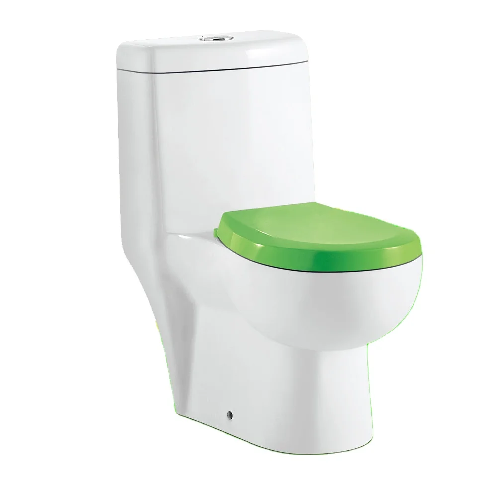 Medyag CE Ceramic Toilet 200/300 sanitary ware Toilet for Children Soft Close Colorful Seat Cover Washdown One Piece Toilet