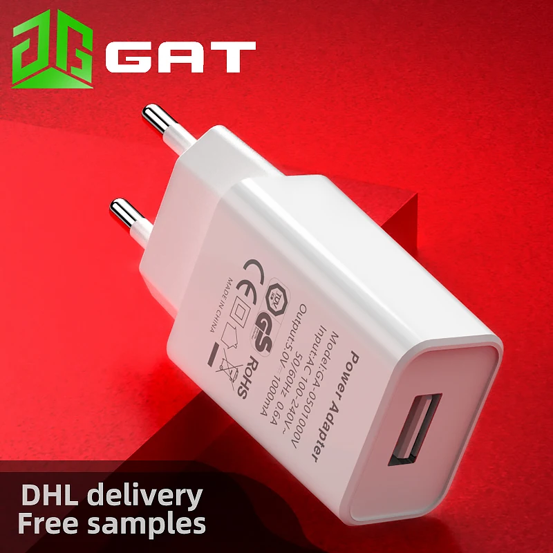 
5V 1A 5V 2A Korean Standard KC KCC certification mobile phone USB charger Kr high quality sipmle classic design charger 