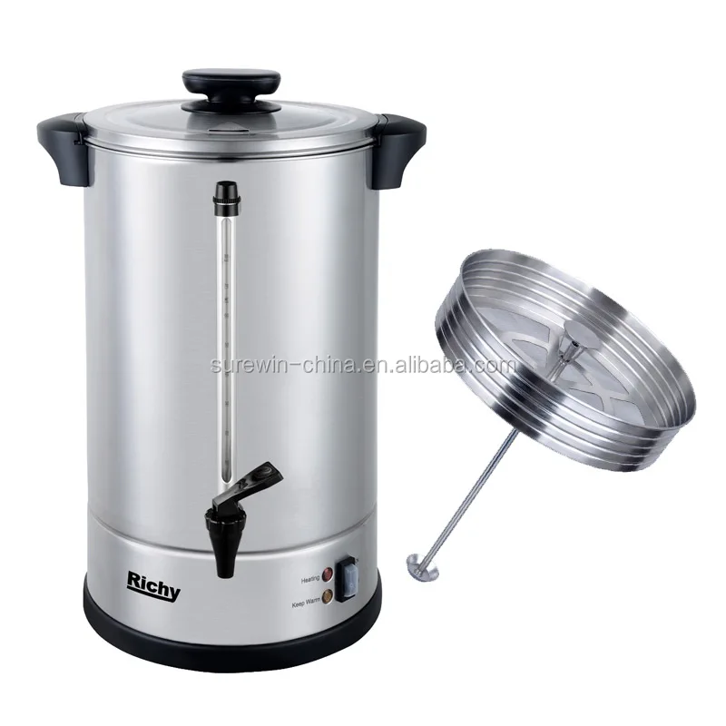 Coffee Urn 100Cup 16L Commercial Electric Stainless Steel Coffee