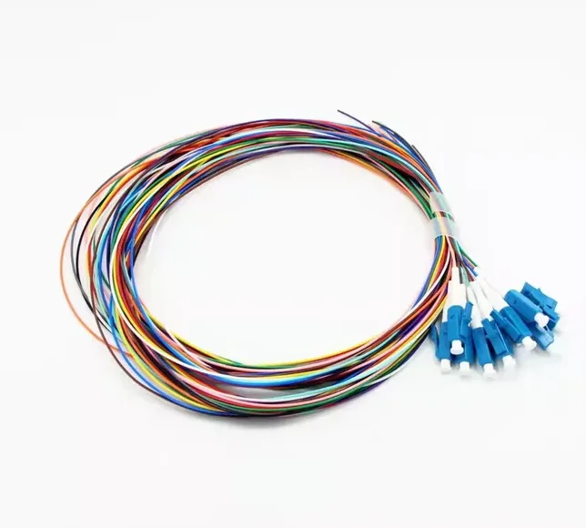Fiber Optic Bundle Pigtail LC/UPC Connector 12 Color 0.9mm SM FTTH ...
