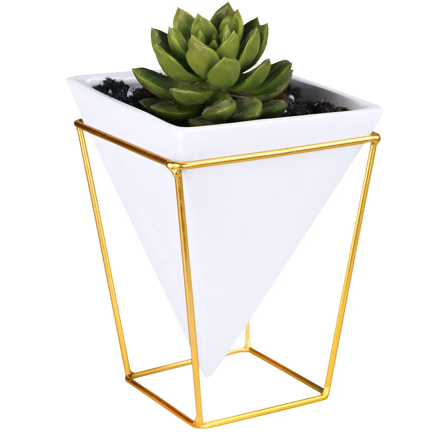 Modern Finished Metal Planters Home Decoration Party Ware Modern Size