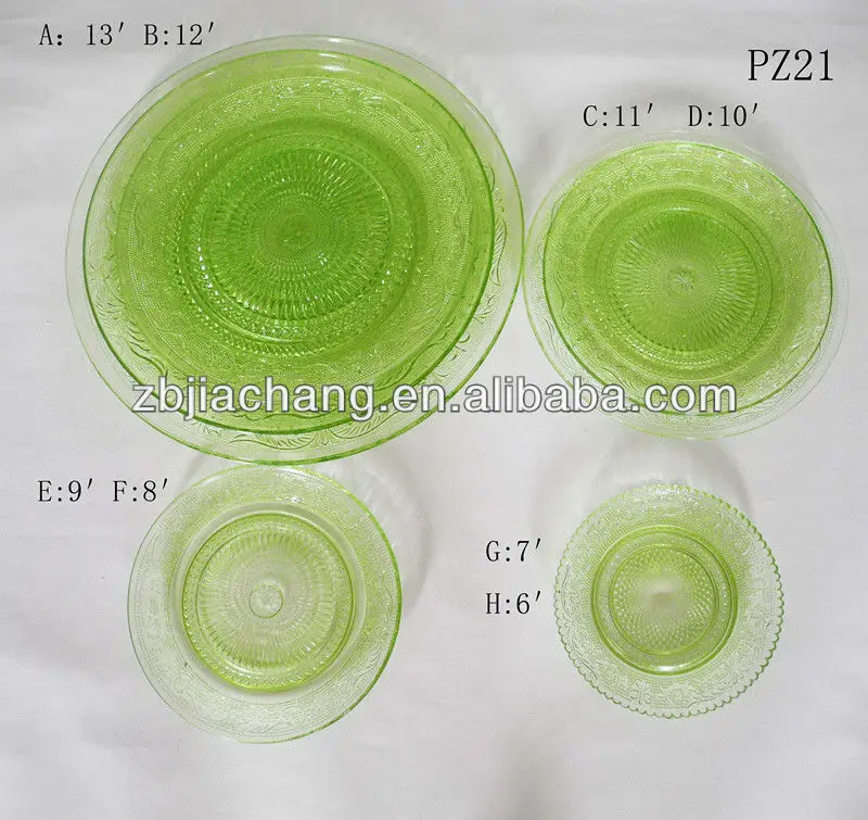 Clear Glass Dishes/glassware Color Glass Plate Set Buy Glass Fish
